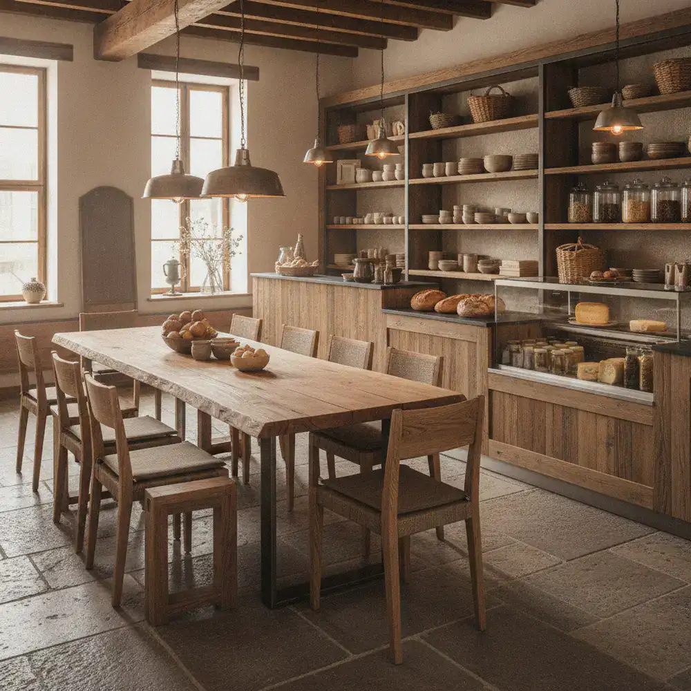 Forniture su misura per ristoranti e botteghe